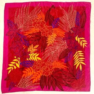 Gorgeous Red 100% Silk Scarf